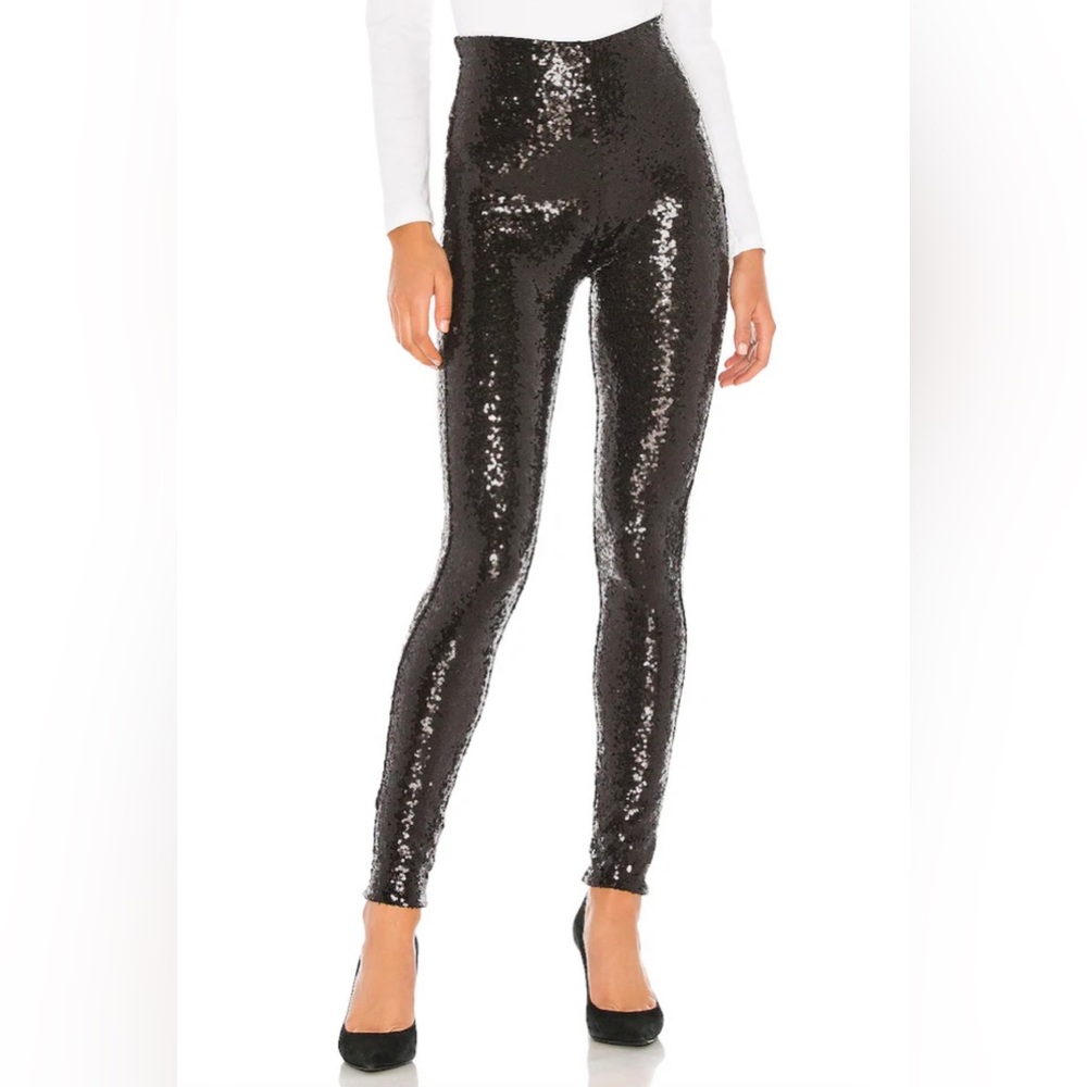 Commando Black Sequin Leggings (Size XS)